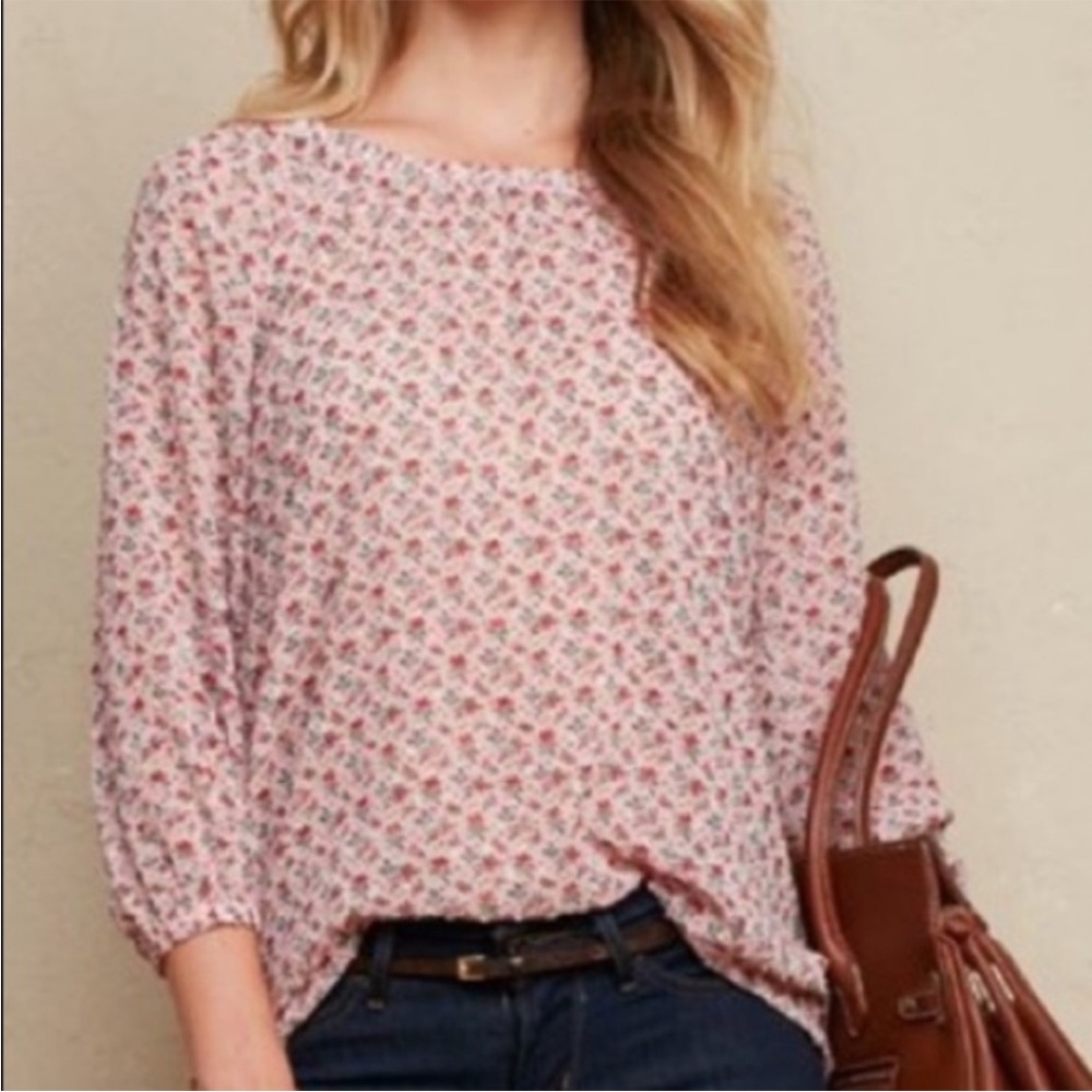 Matilda Jane Chelsea Pink Micro Floral Blouse - Picture 9 of 10